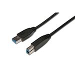 USB 3.0 Kabel type A - B M/M - 1.8m - USB 3.0 conform