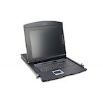17 inch modulair, KVM LCD console, 1 poort, Azerty (FR/BE), rackmount